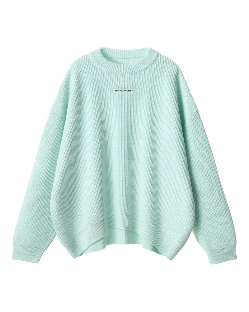 MONOCHROME Gerippter Pullover - Grün Grün
