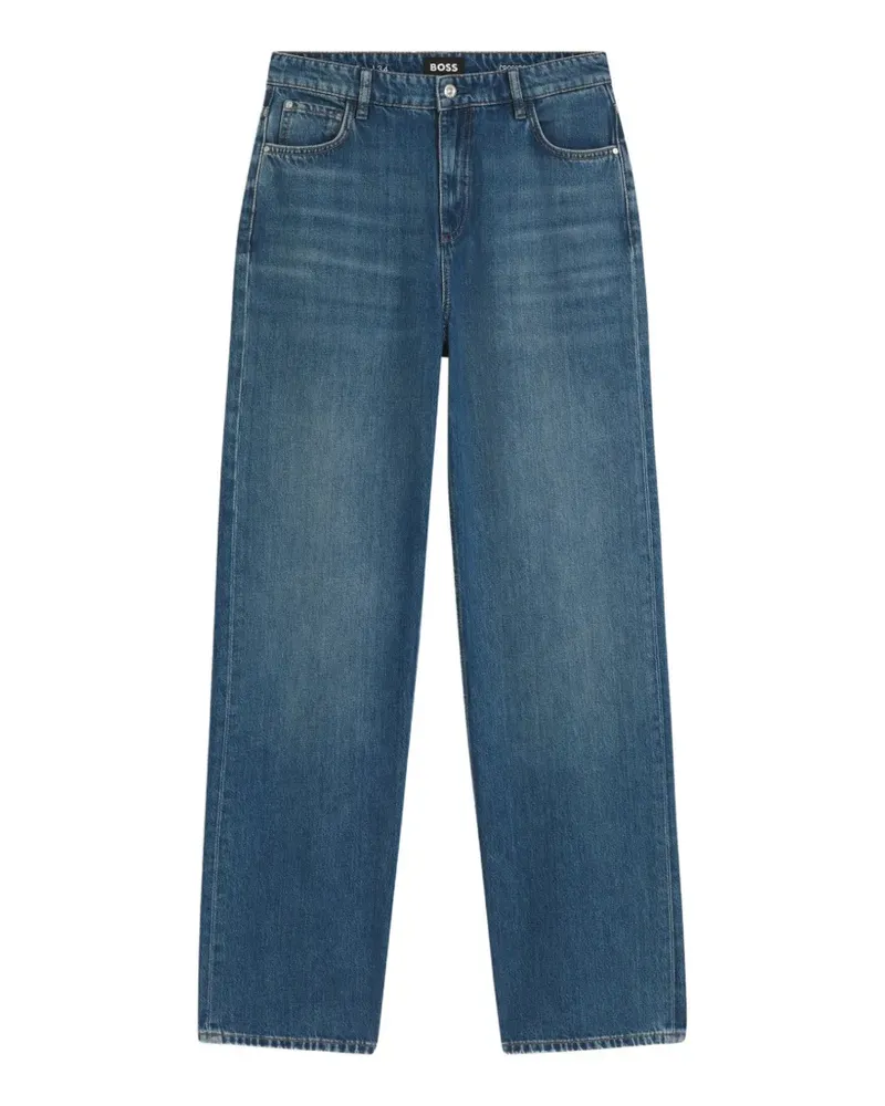 HUGO BOSS Jeans mit geradem Bein - Blau Blau