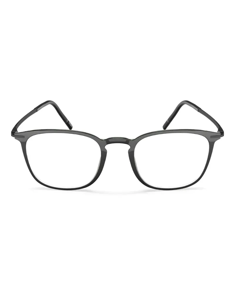 Silhouette Rising Dawn square-frame glasses - Grün Grün