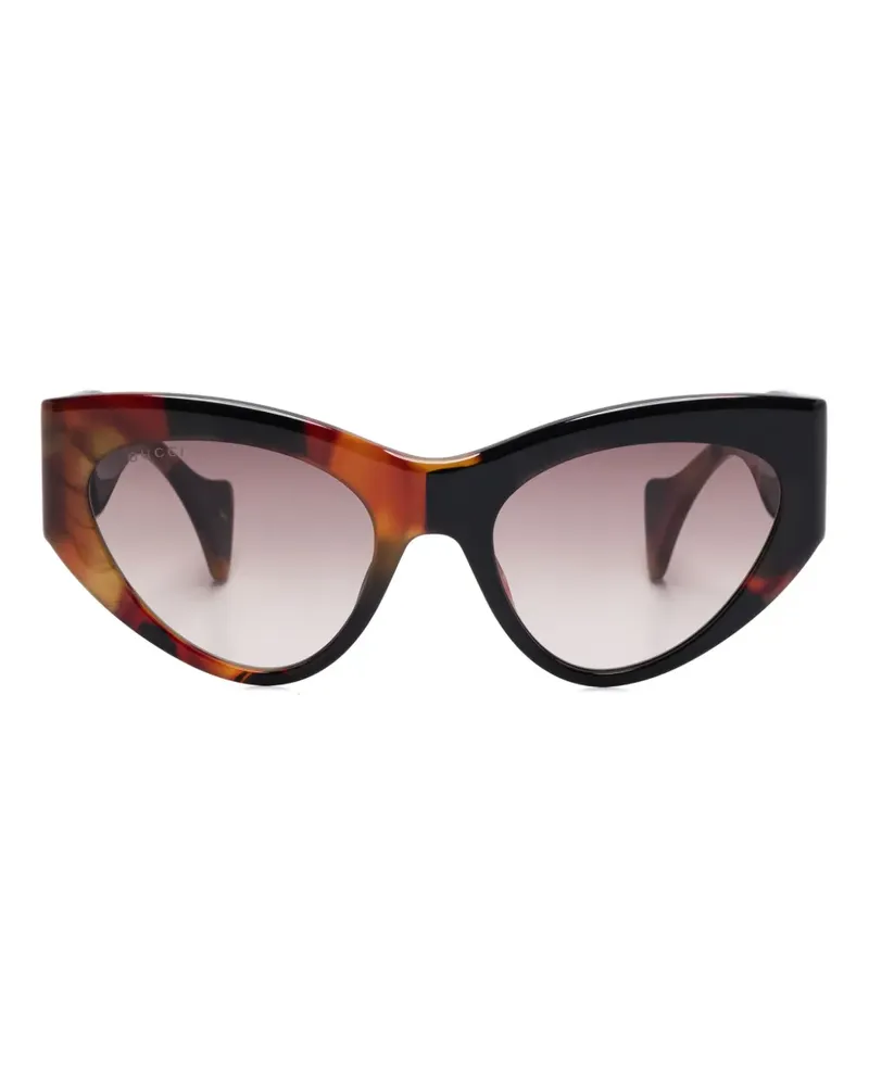 Gucci Sonnenbrille mit Cat-Eye-Gestell - Braun Braun