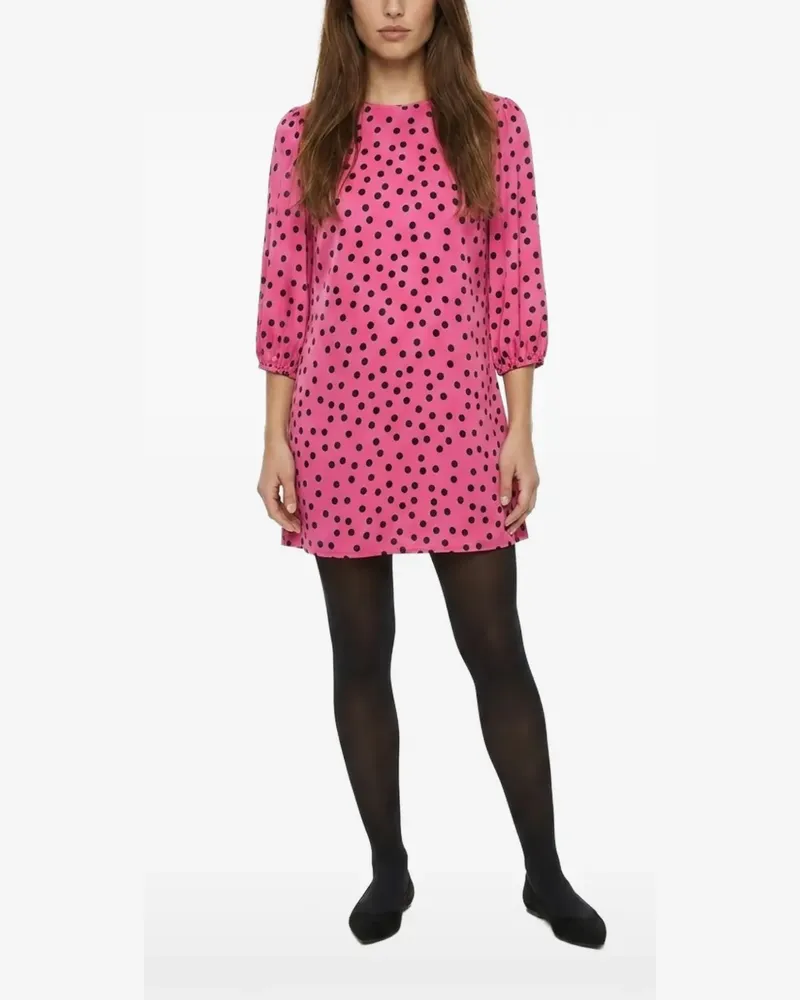 Dolce & Gabbana polka-dot mini dress - Rosa Rosa