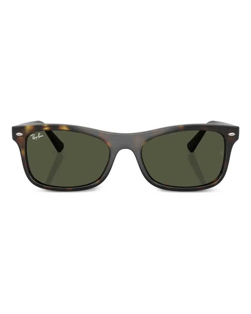 Ray Ban Sonnenbrille mit eckigem Gestell - Braun Braun