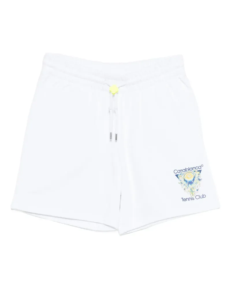 Casablanca Paris Tennis Club Icon shorts - Weiß Weiß