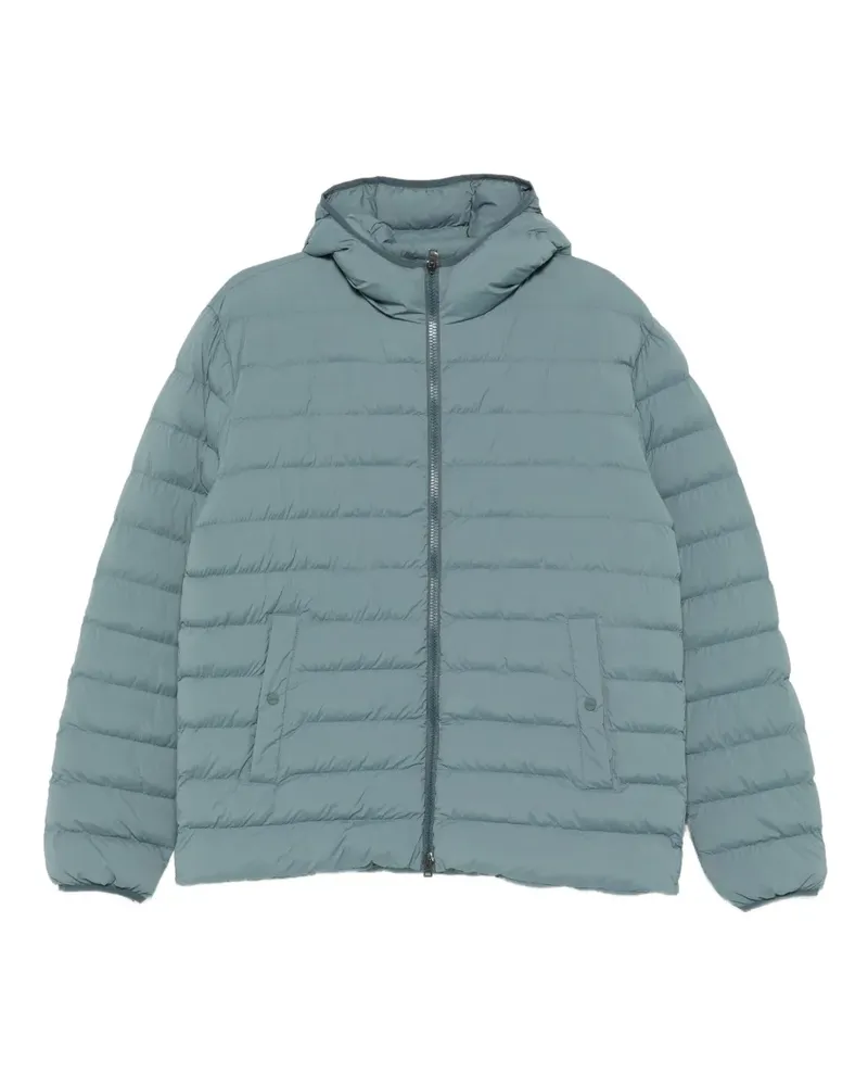 Herno Gefütterte Kapuzenjacke - Blau Blau