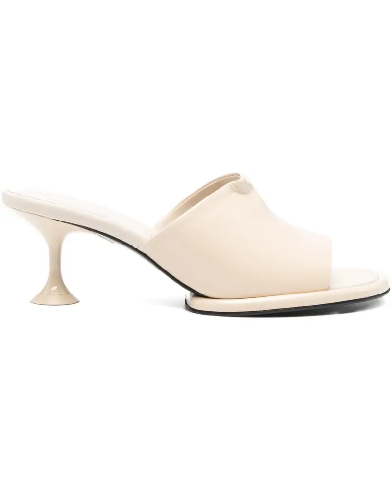 Sergio Rossi 60mm laminated sandals - Nude Nude