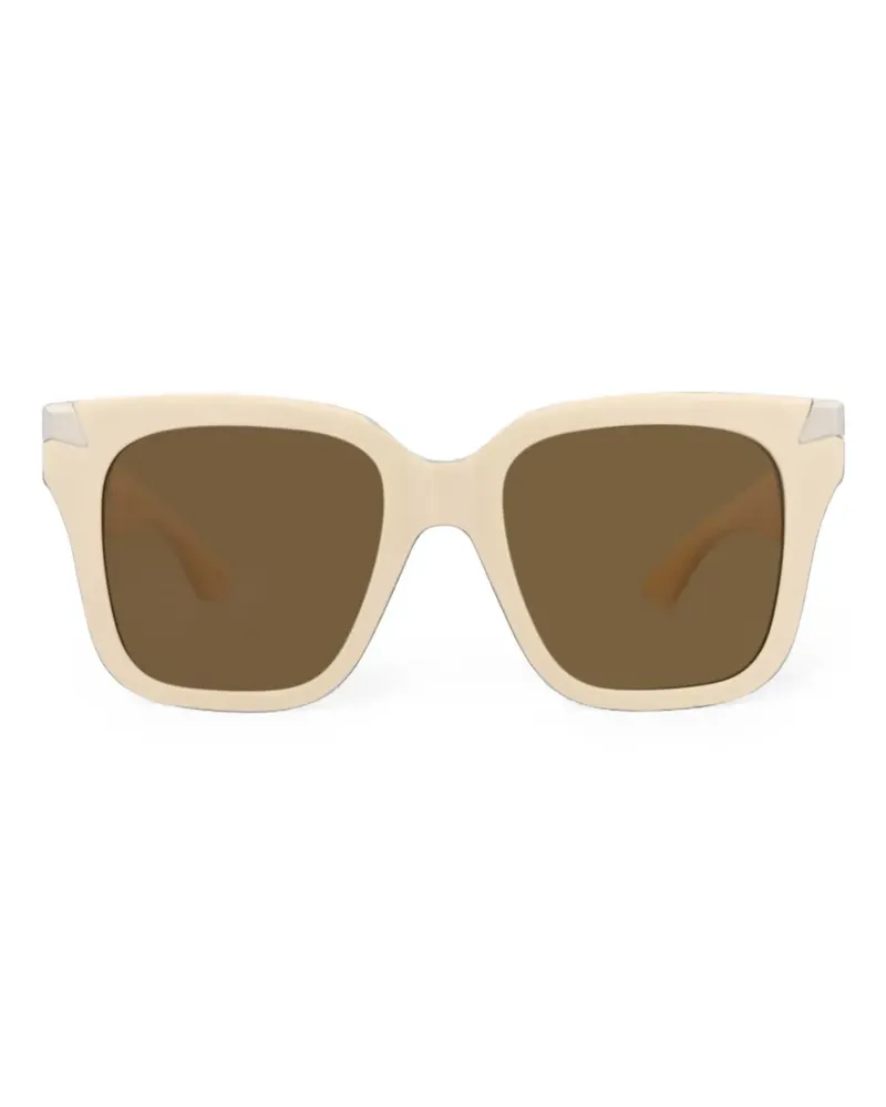 Alexander McQueen square-frame sunglasses - Nude Nude