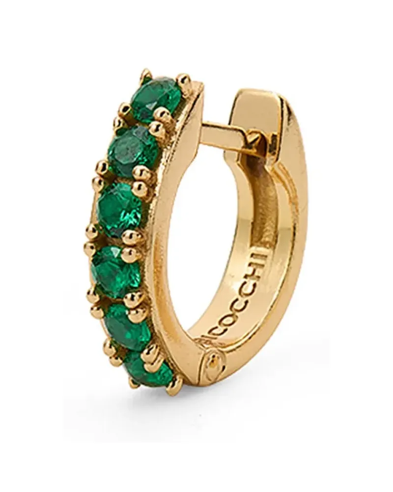Emanuele Bicocchi Creole mit Logo-Gravur - Gold Gold