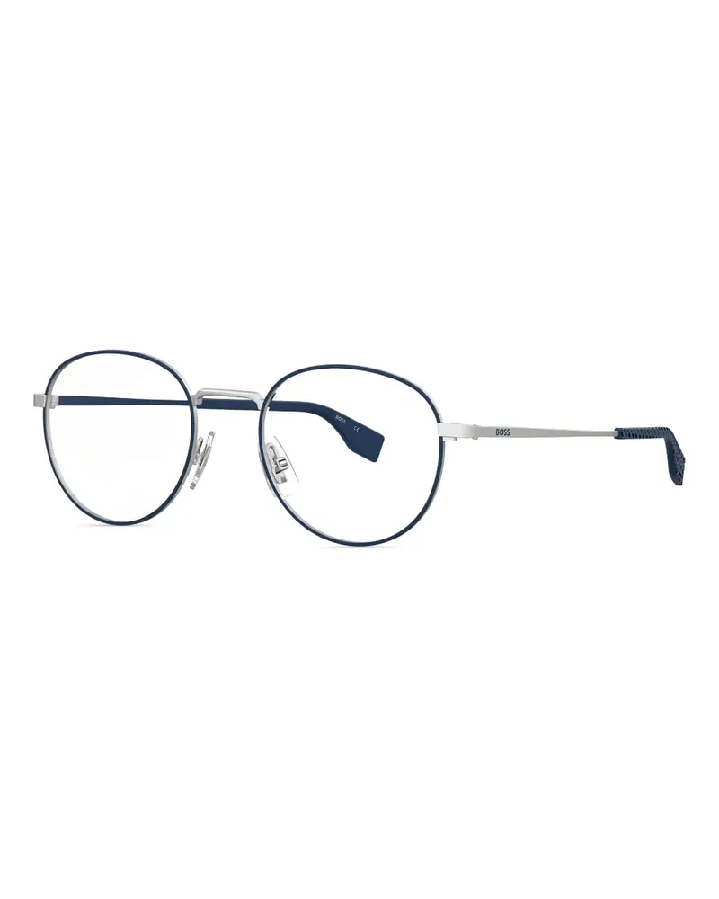HUGO BOSS Brille mit rundem Gestell - Schwarz Schwarz