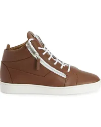 Giuseppe Zanotti Frankie Sneakers mit Logo-Schild Braun