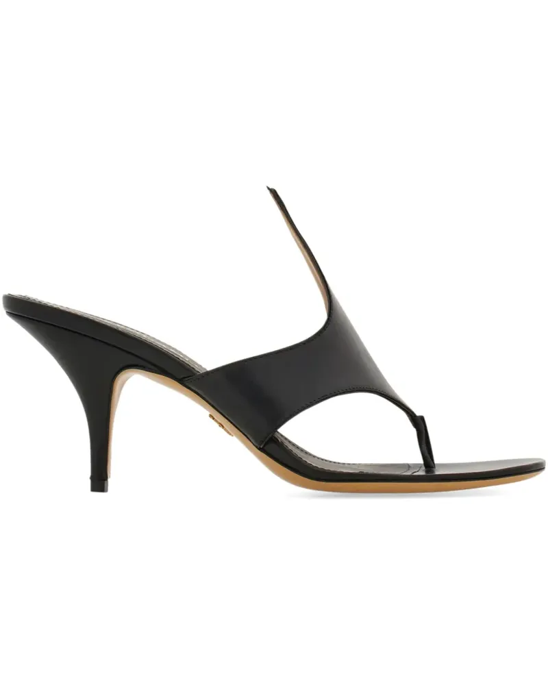 Ferragamo Fiamma Mules 70mm - Schwarz Schwarz