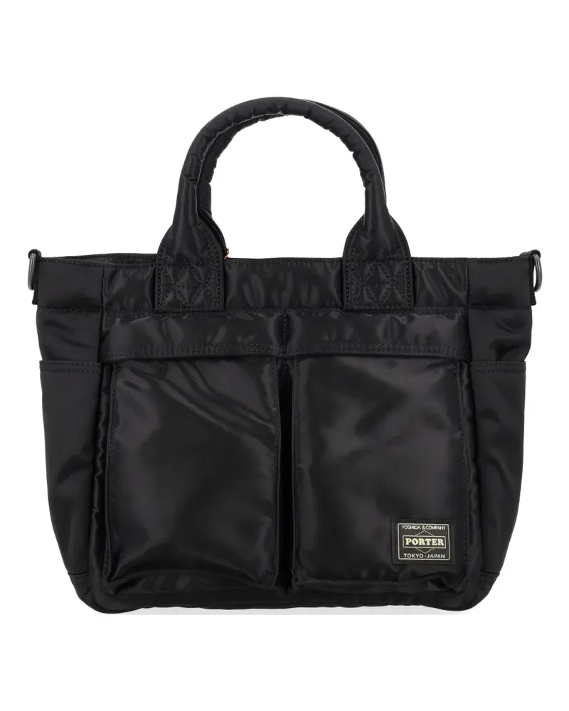 PORTER-YOSHIDA & CO Tanker panelled tote bag - Schwarz Schwarz