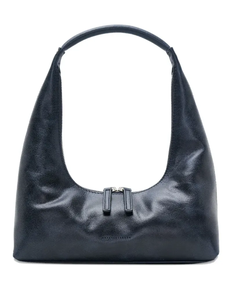 Marge Sherwood leather shoulder bag - Blau Blau