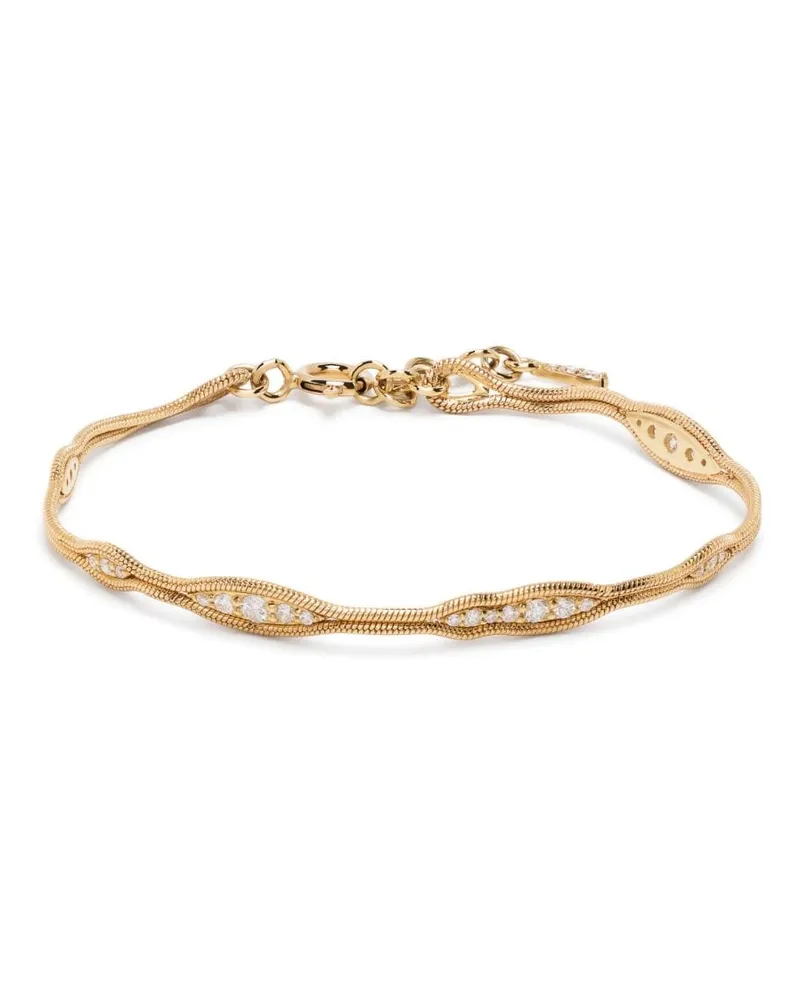 Fernando Jorge 18kt Gelbgoldarmband mit Diamanten Gold