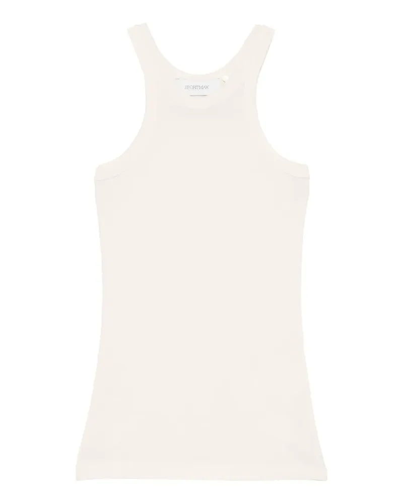 SPORTMAX Geripptes Stricktop - Nude Nude
