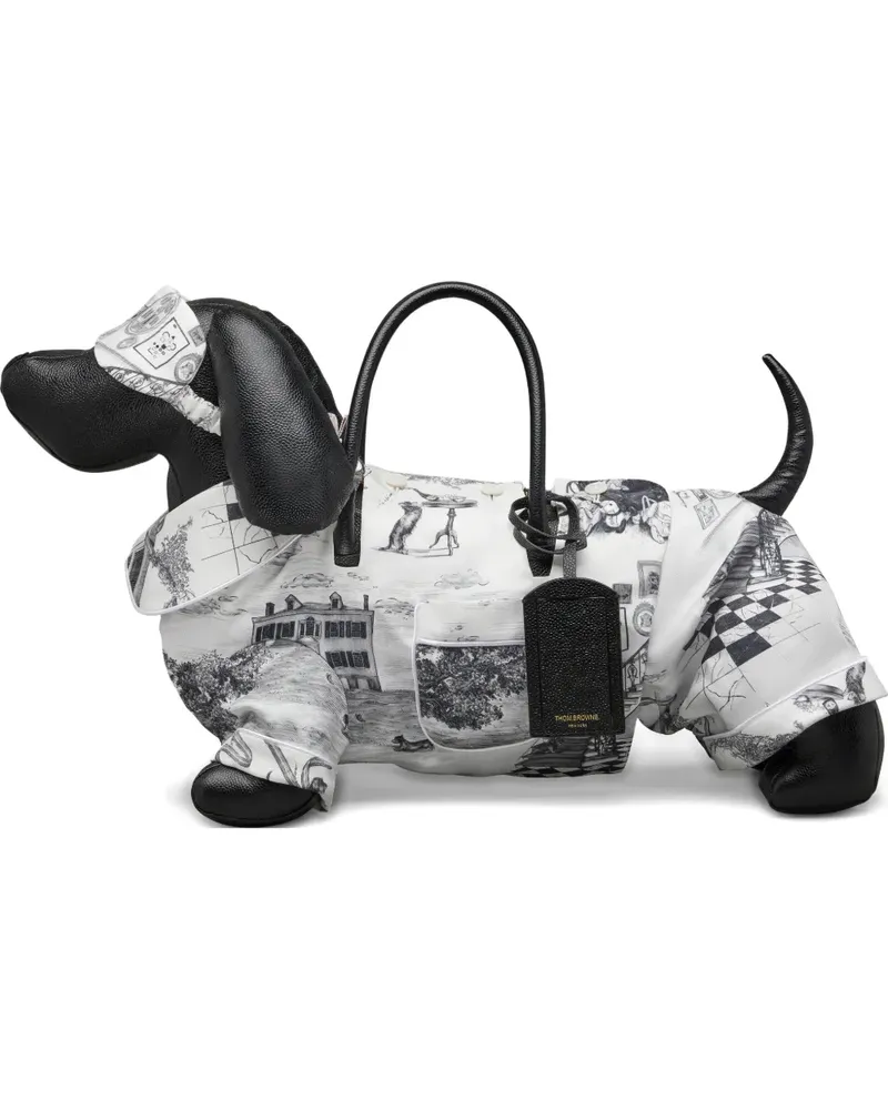 Thom Browne Hector Handtasche - Weiß Weiß