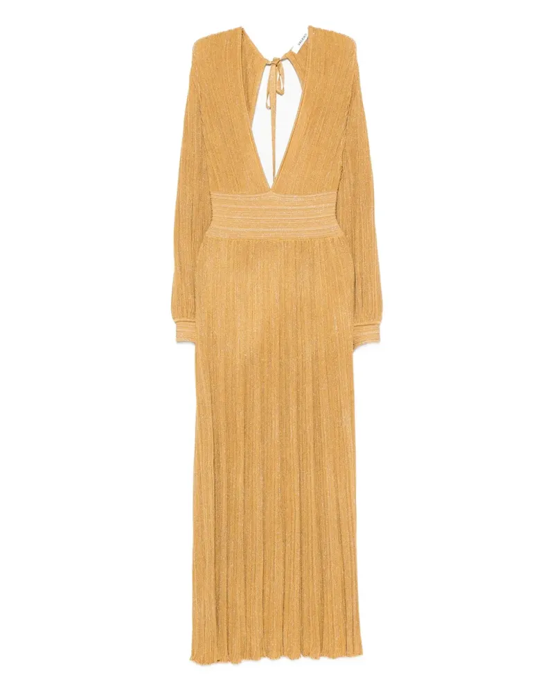 Antonino Valenti Maxikleid mit V-Ausschnitt - Gelb Gelb