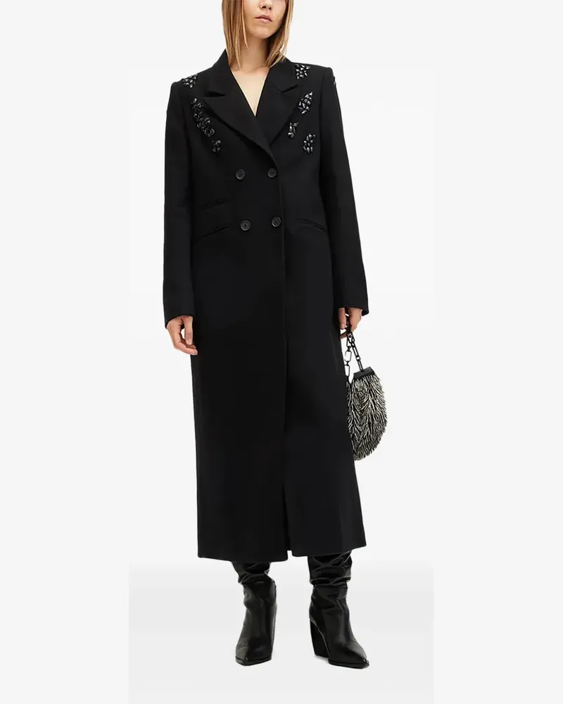 AllSaints Blazer mit Kristallen - Blau Blau