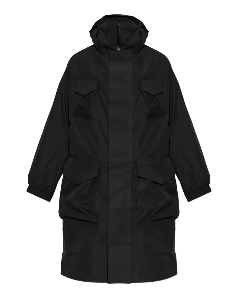 Y-3 GTX padded hooded coat - Schwarz Schwarz