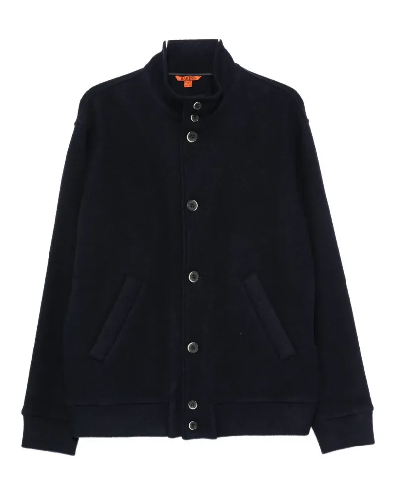 BARENA button-up high-neck jacket - Blau Blau