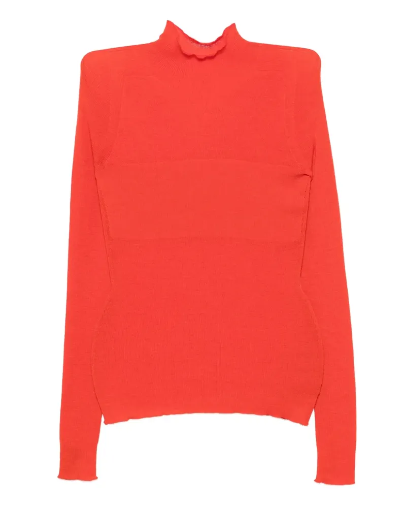 Versace Langärmeliger Pullover - Orange Orange