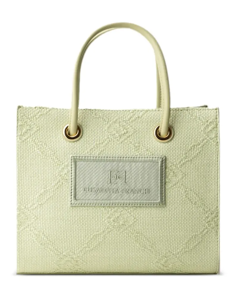Elisabetta Franchi Handtasche aus Jacquard - Grün Grün