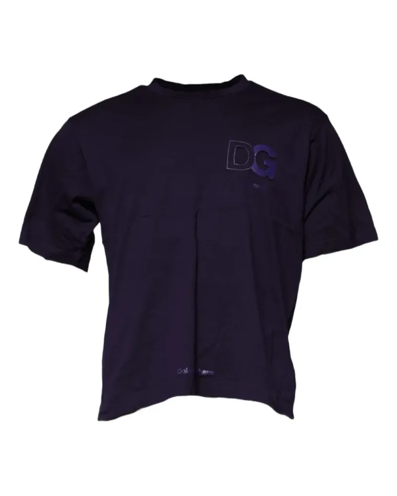 Dolce & Gabbana T-Shirt mit DG - Violett Violett