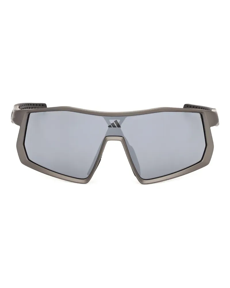 adidas Kentro S Sonnenbrille mit geometrischem Gestell - Grau Grau