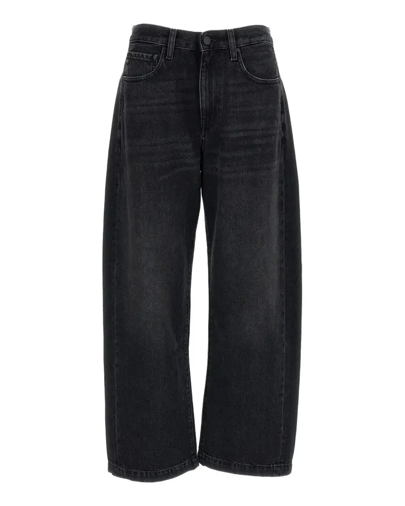 Adriano Goldschmied Ausgeblichene Wide-Leg-Jeans - Schwarz Schwarz