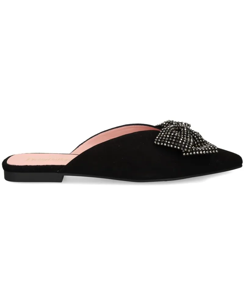 Pretty Ballerinas Yvette Mules 10mm - Schwarz Schwarz