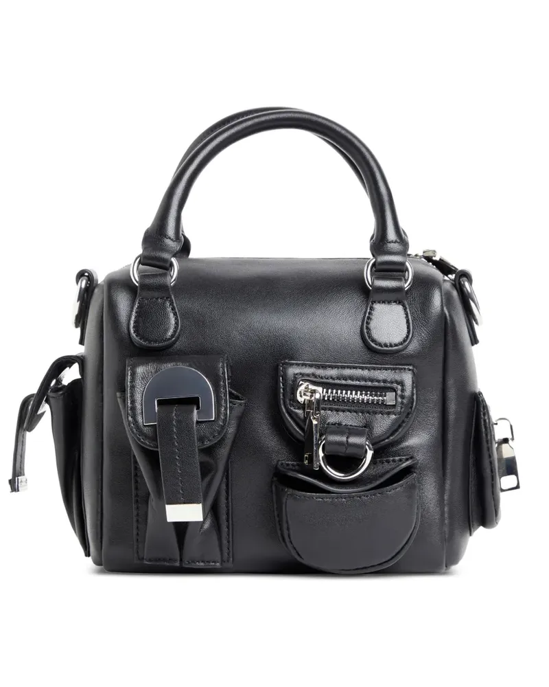 Cynthia Rowley Tote Bag mit aufgesetzten Taschen - Schwarz Schwarz