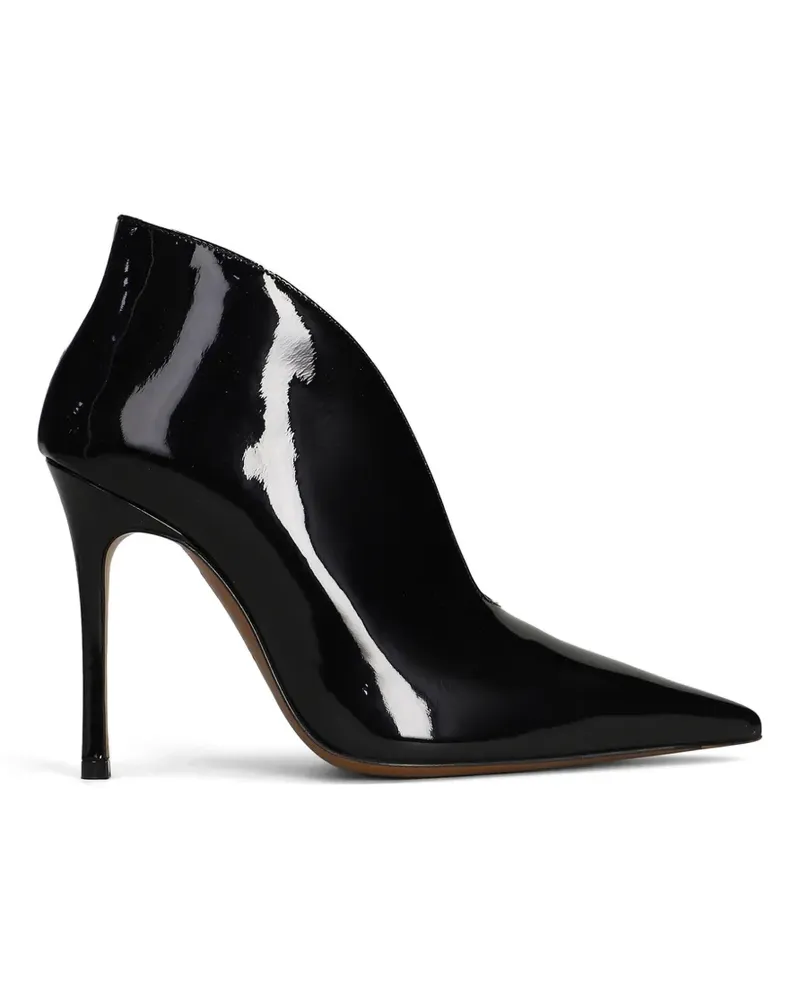 FESTA Milano Adele Stiefeletten mit Lackleder-Finish - Schwarz Schwarz