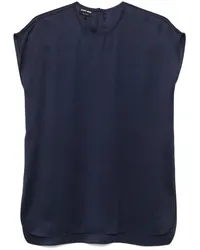 Giorgio Armani Bluse aus Seide Blau