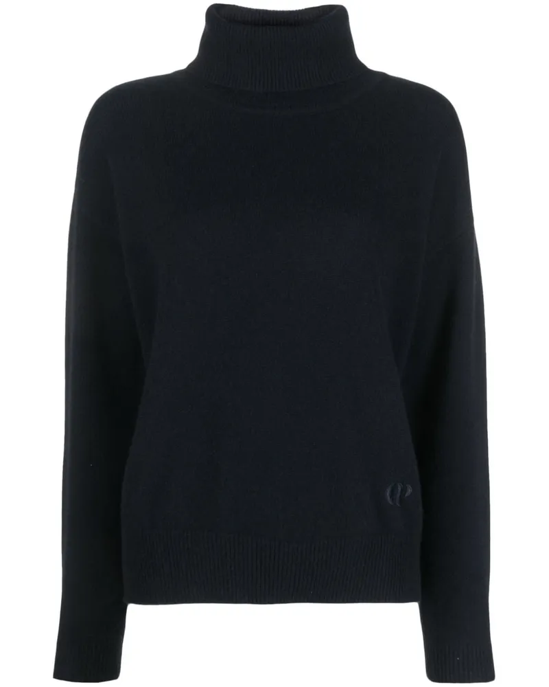 Claudie Pierlot Rollkragenpullover aus Kaschmir - Blau Blau