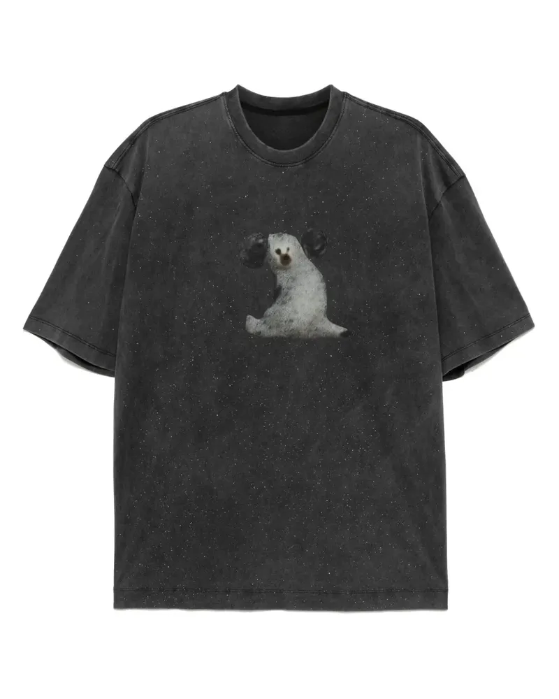 JNBY T-Shirt mit Print - Grau Grau