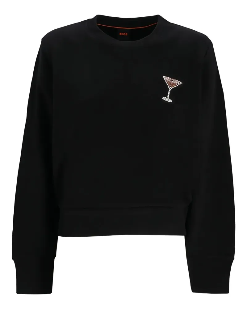 HUGO BOSS Ellison Sweatshirt - Schwarz Schwarz