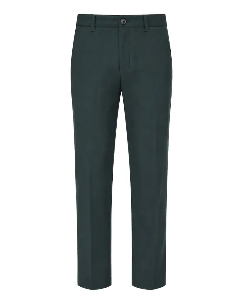 Corneliani Circle visible-stitching trousers - Grün Grün