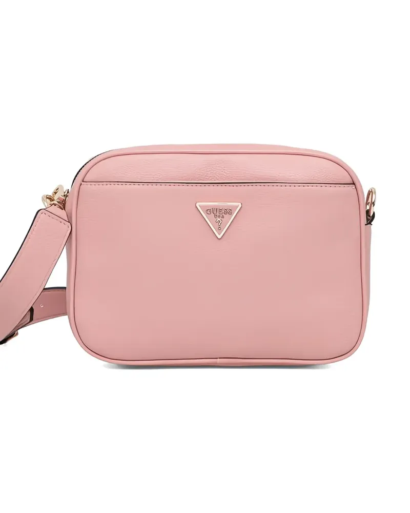 Guess Meridian triangle-logo cross body bag - Rosa Rosa