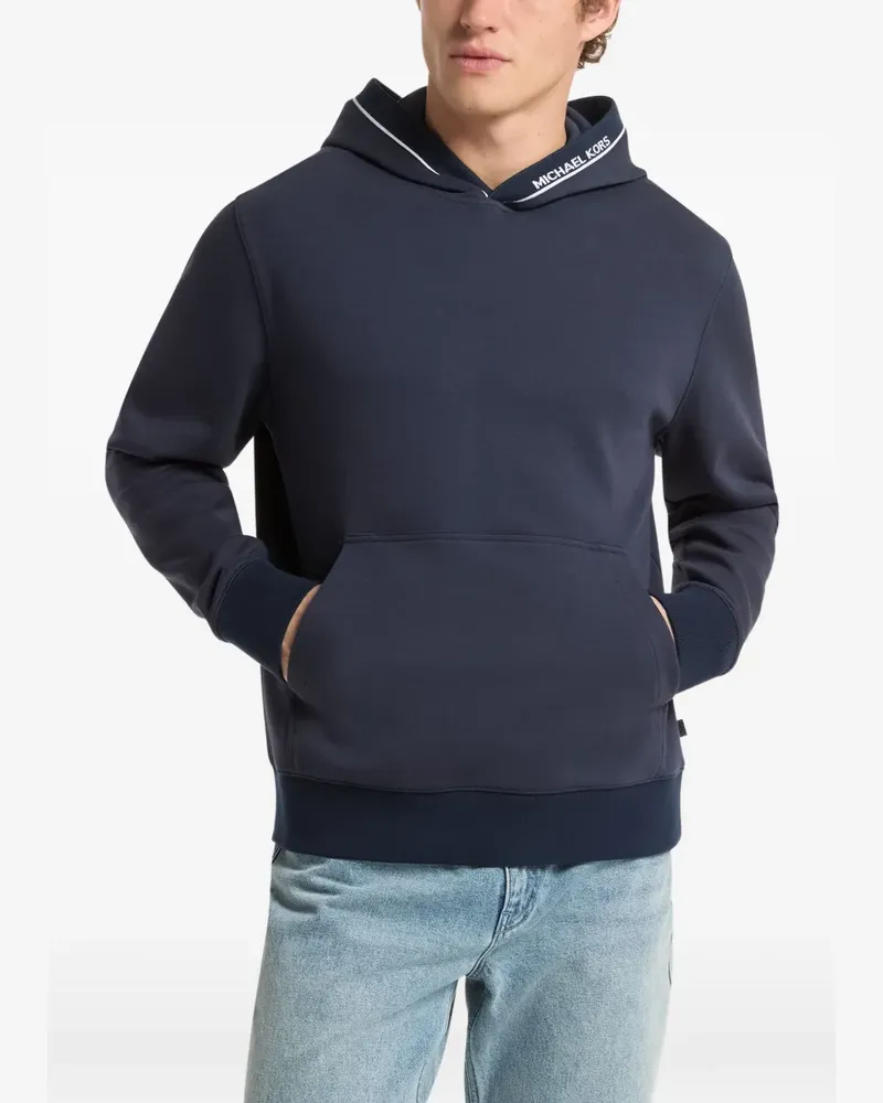 Michael Kors ribbed hoodie - Blau Blau