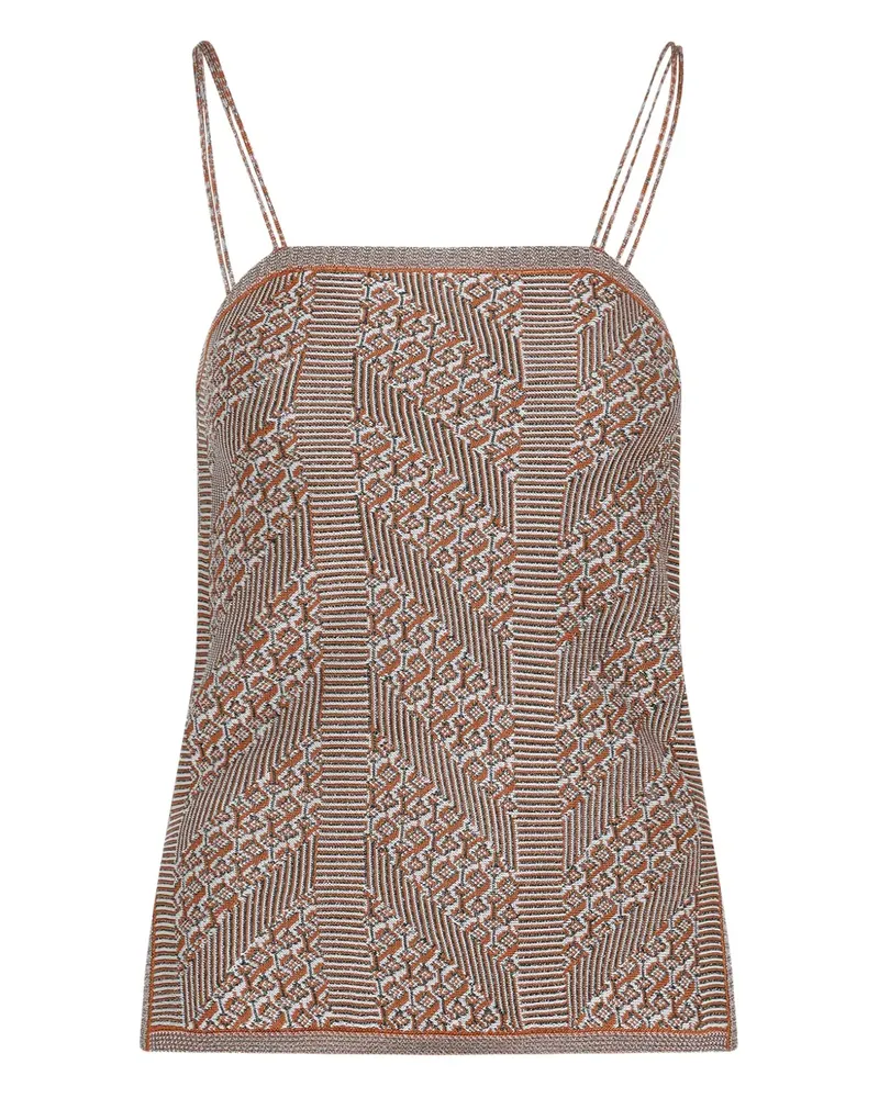 Valentino Garavani Oberteil mit abstraktem Print - Nude Nude