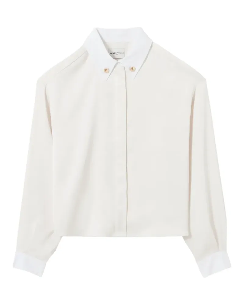 Claudie Pierlot Zweifarbiges Hemd - Nude Nude