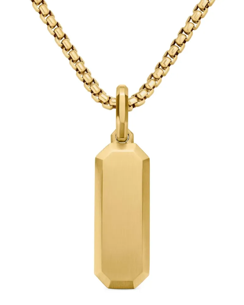 David Yurman 18kt Streamline Gelbgoldamulett (39mm Gold