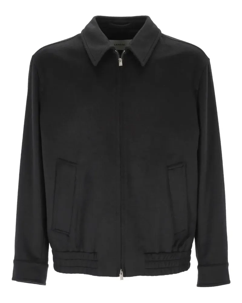 LARDINI Jacke mit Reißverschluss - Schwarz Schwarz