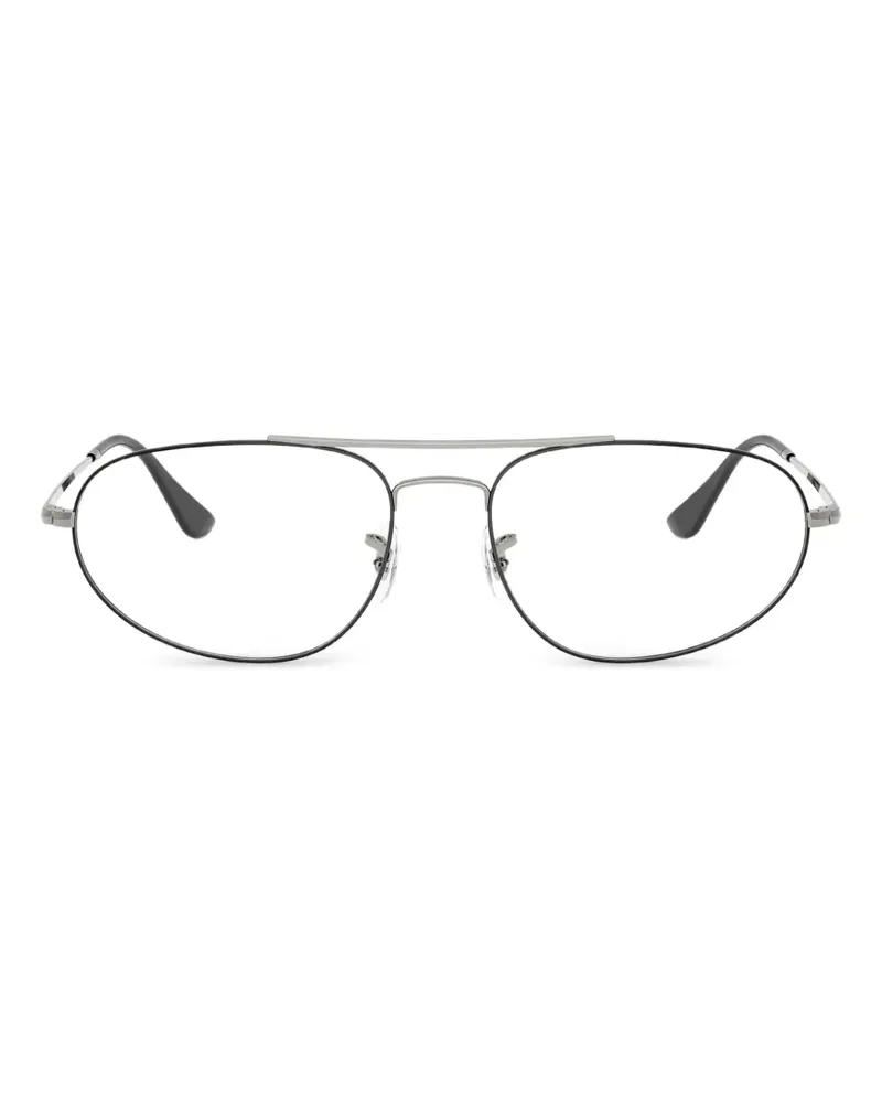 Ray Ban Runde Brille - Schwarz Schwarz