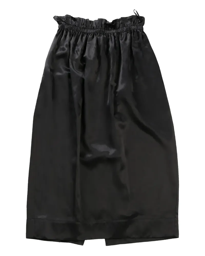 Simone Rocha Geraffter Rock - Schwarz Schwarz