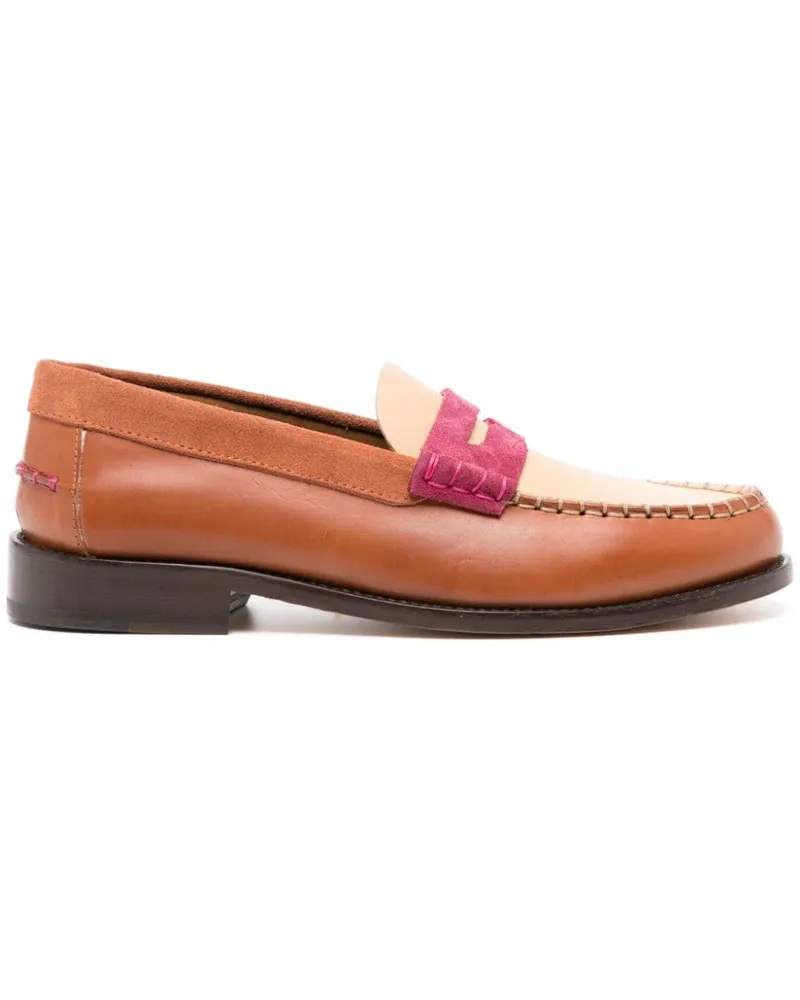 Paul Smith Laida Loafer in Colour-Block-Optik Nude