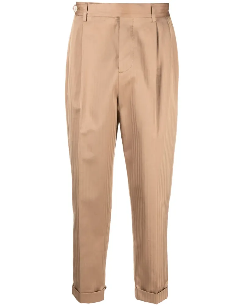 Brunello Cucinelli Gestreifte Hose - Braun Braun