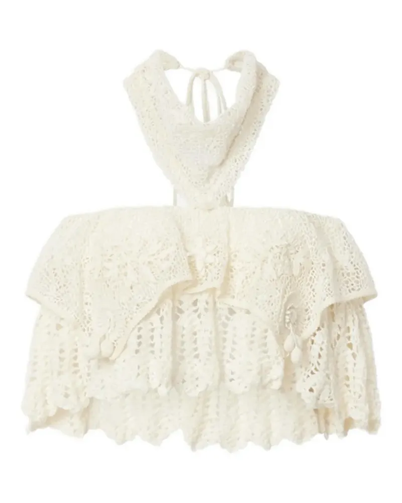 Isabel Marant Gehäkeltes Dunvel Top mit Rückenausschnitt - Nude Nude