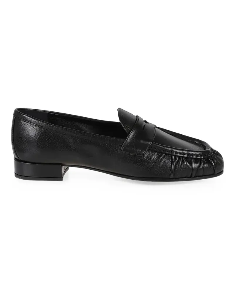 Prada leather loafers - Schwarz Schwarz
