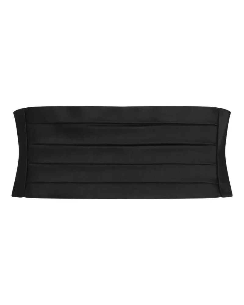 Dolce & Gabbana Kummerbund aus Seide - Schwarz Schwarz