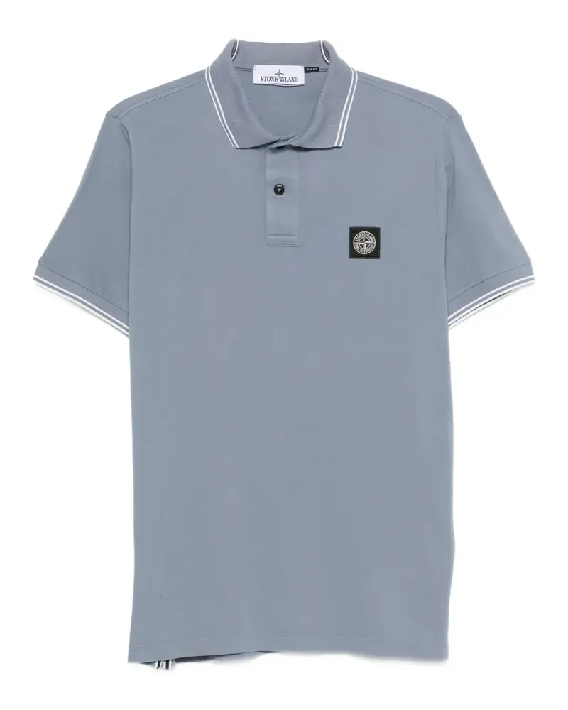 Stone Island short-sleeve polo shirt - Blau Blau